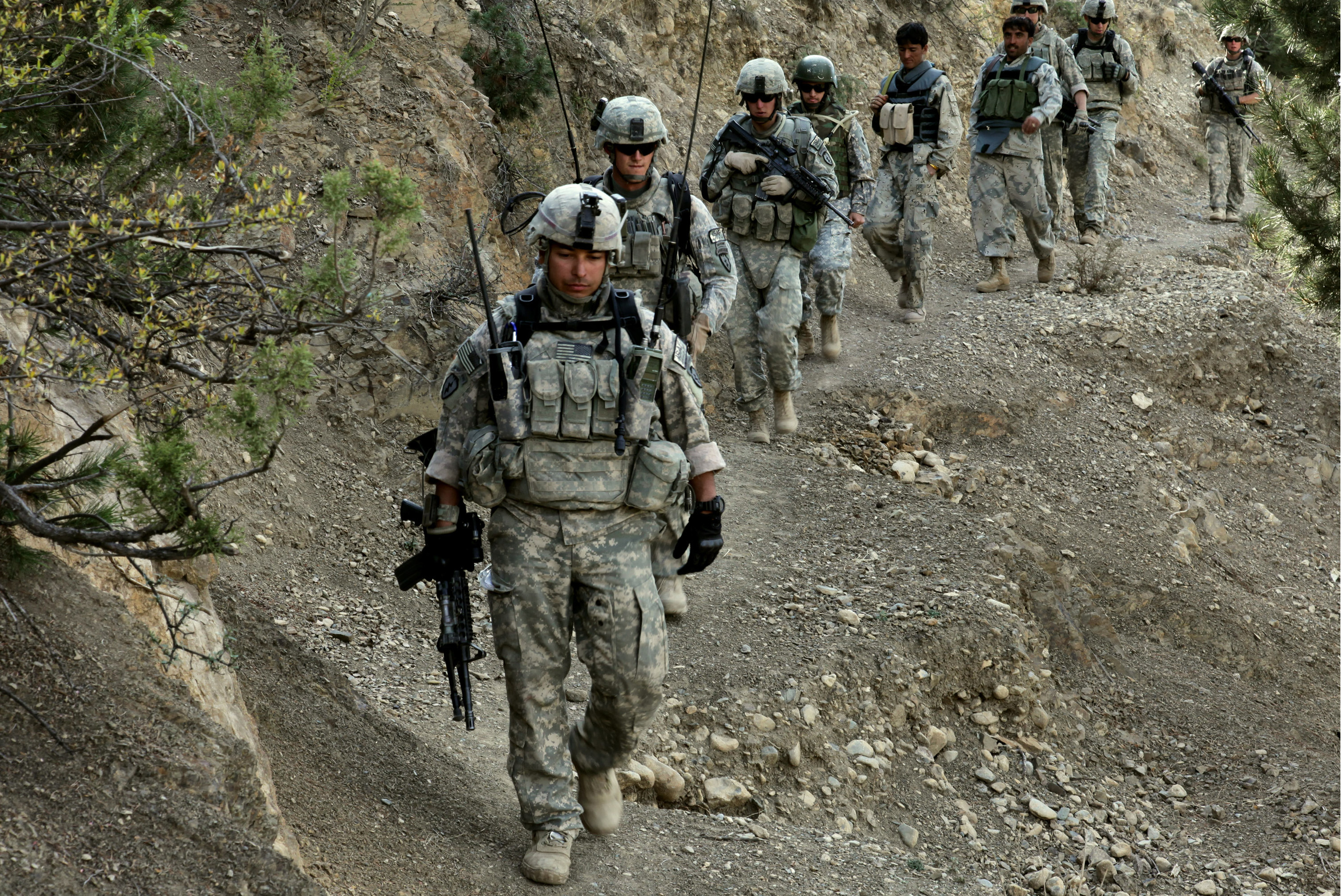 File - Flickr - The U - S - Army - Afghan Border Police - Us Army At Border - HD Wallpaper 