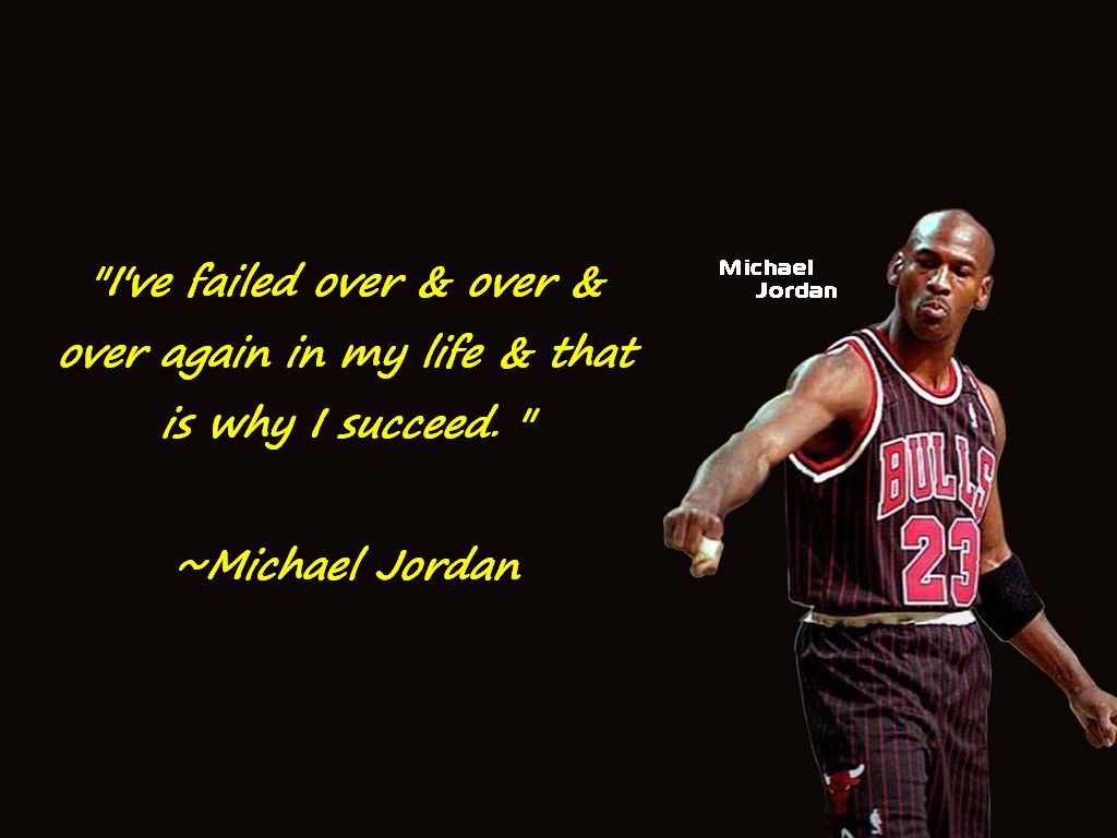 Never Give Up Michael Jordan Quotes - 1024x768 Wallpaper 
