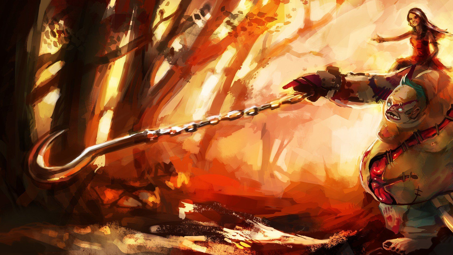 Pudge Dota 2 Hd - HD Wallpaper 