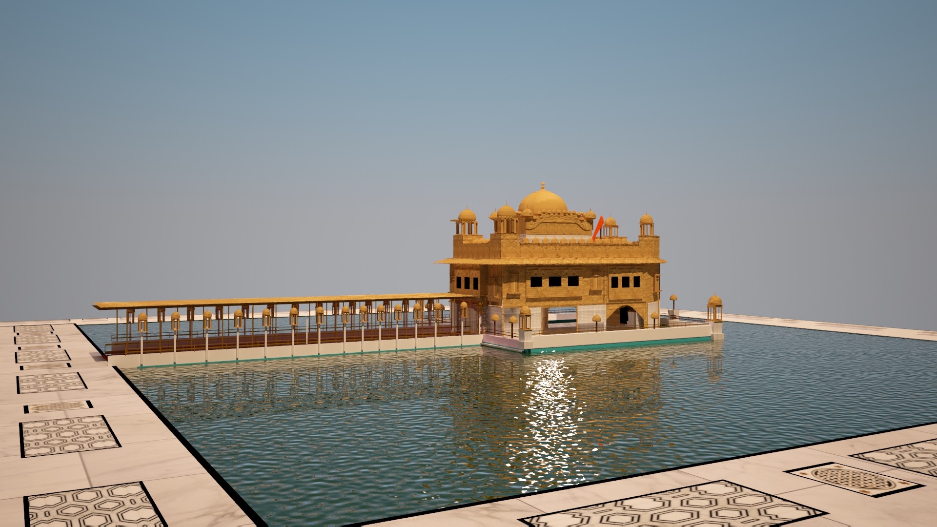 Golden Temple New Hd - HD Wallpaper 