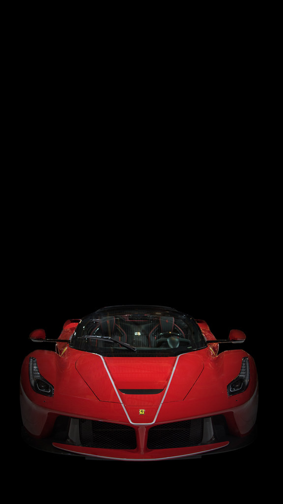 Ferrari Laferrari Wallpaper Black Mobile - HD Wallpaper 