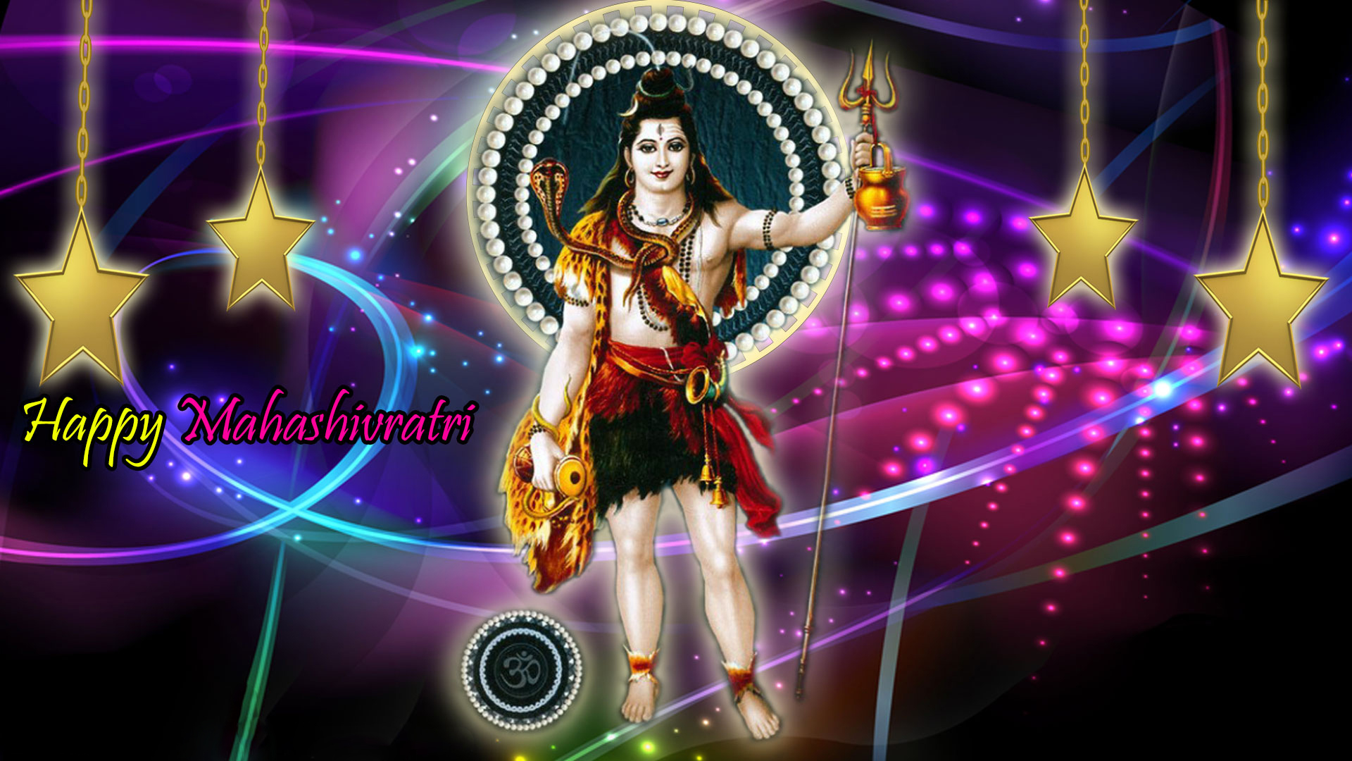 Maha Shivratri Wallpapers For Mobile - Graphic Design - HD Wallpaper 