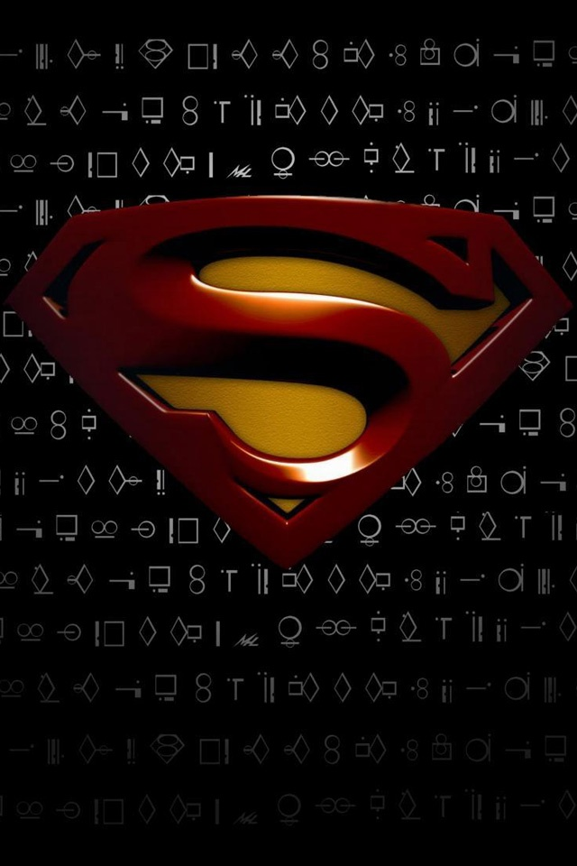 Apple Iphone Wallpapers Hd Group - Superman Logo Kryptonian - HD Wallpaper 