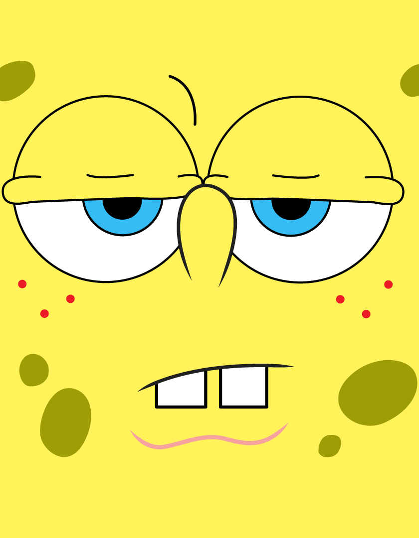 Spongebob Squarepants, Cartoon, Funny, Minimal, Wallpaper - Spongebob Background For Phone - HD Wallpaper 