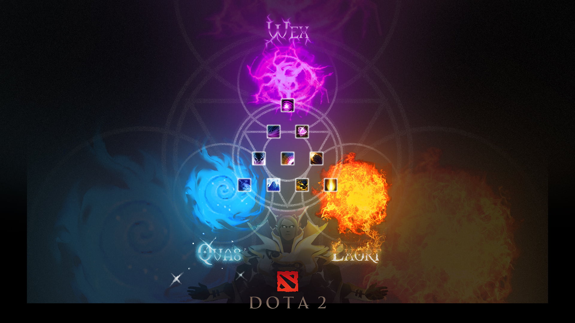 Dota 2 Wallpaper Invoket - HD Wallpaper 