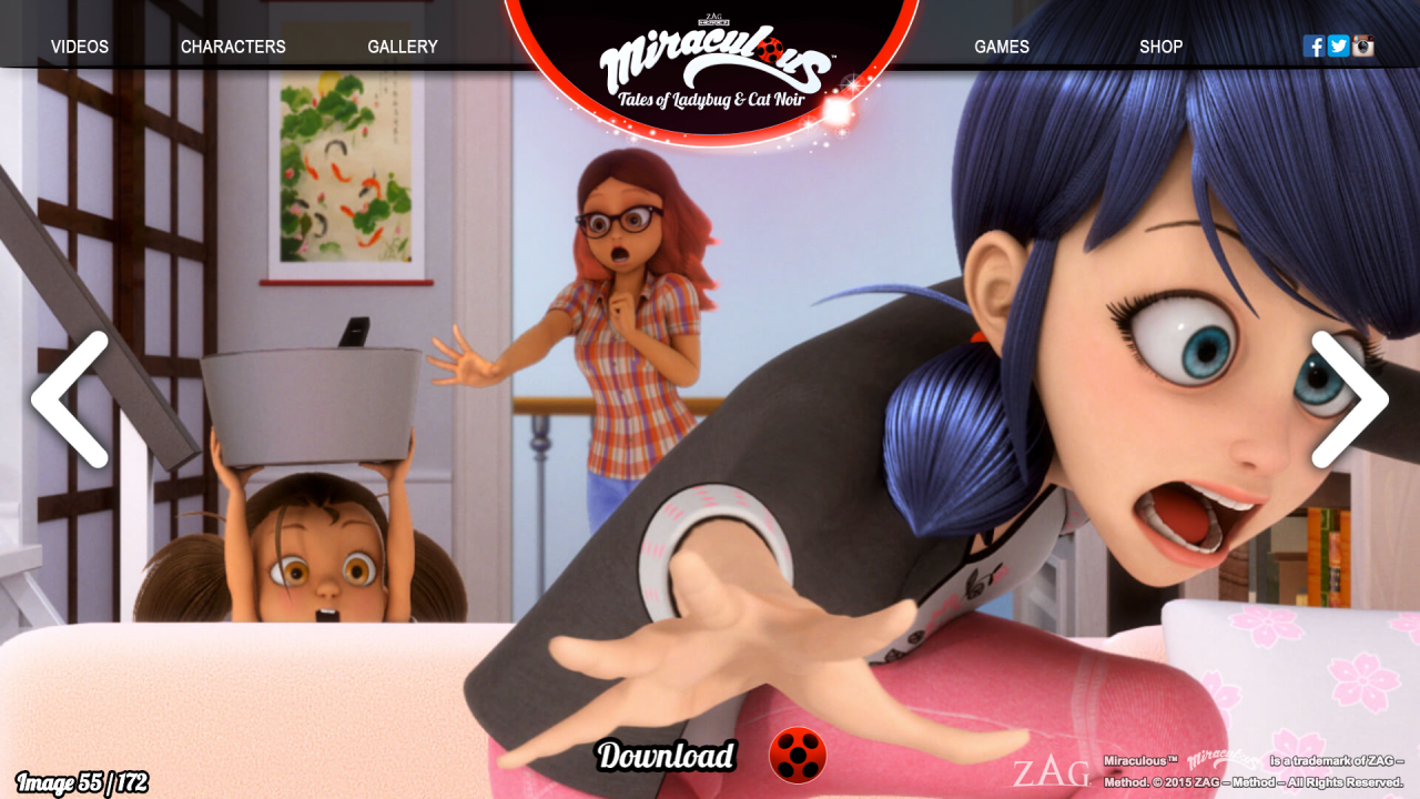 Videos Characters Gallery Games Shop Tales Of Ladybug - Site Miraculous - HD Wallpaper 