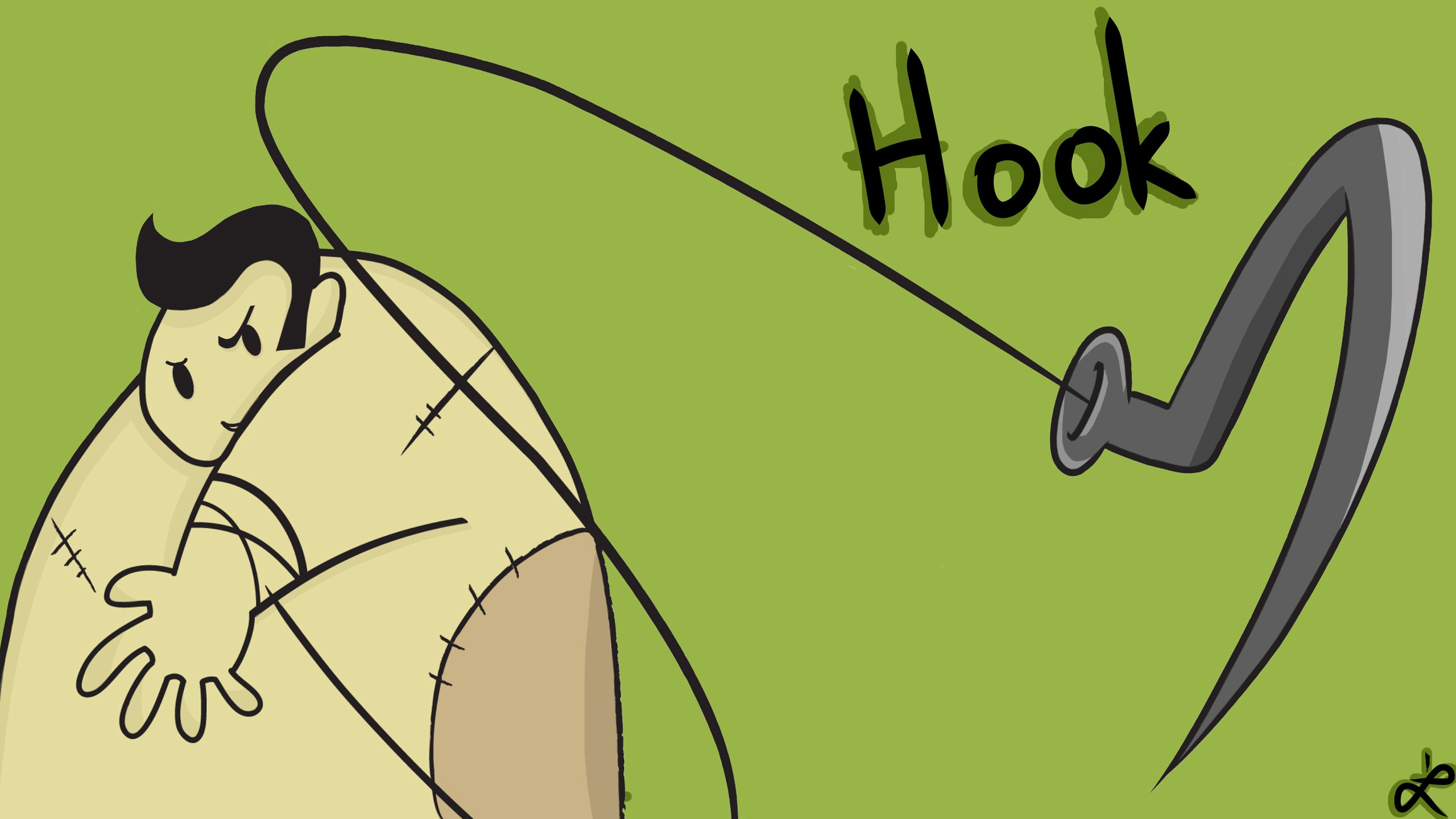 Wallpaper Pudge, Hook, Art, Dota - Dota 2 Wallpaper Pc Pudge Hook - HD Wallpaper 