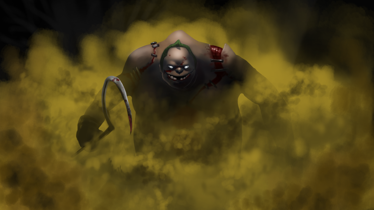 Pudge Dota 2 Rot - HD Wallpaper 