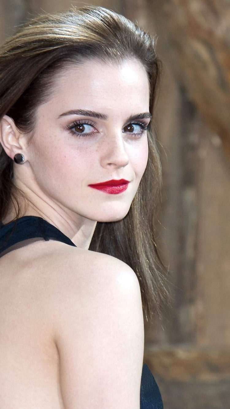 Celebrity, Beautiful, Red Lips, Emma Watson, Wallpaper - Emma Watson Wallpaper Iphone - HD Wallpaper 
