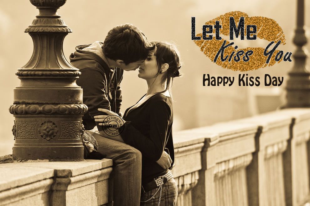 Download Kiss Wallpaper, Kiss Day E-greetings, Friendship - Happy Kiss Day Images For Love - HD Wallpaper 