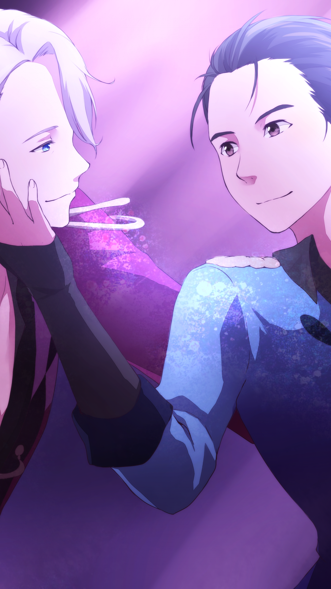 Katsuki Yuuri, Viktor Nikiforov, Skating, Yuri On Ice - Yuri On Ice Background Ipad - HD Wallpaper 