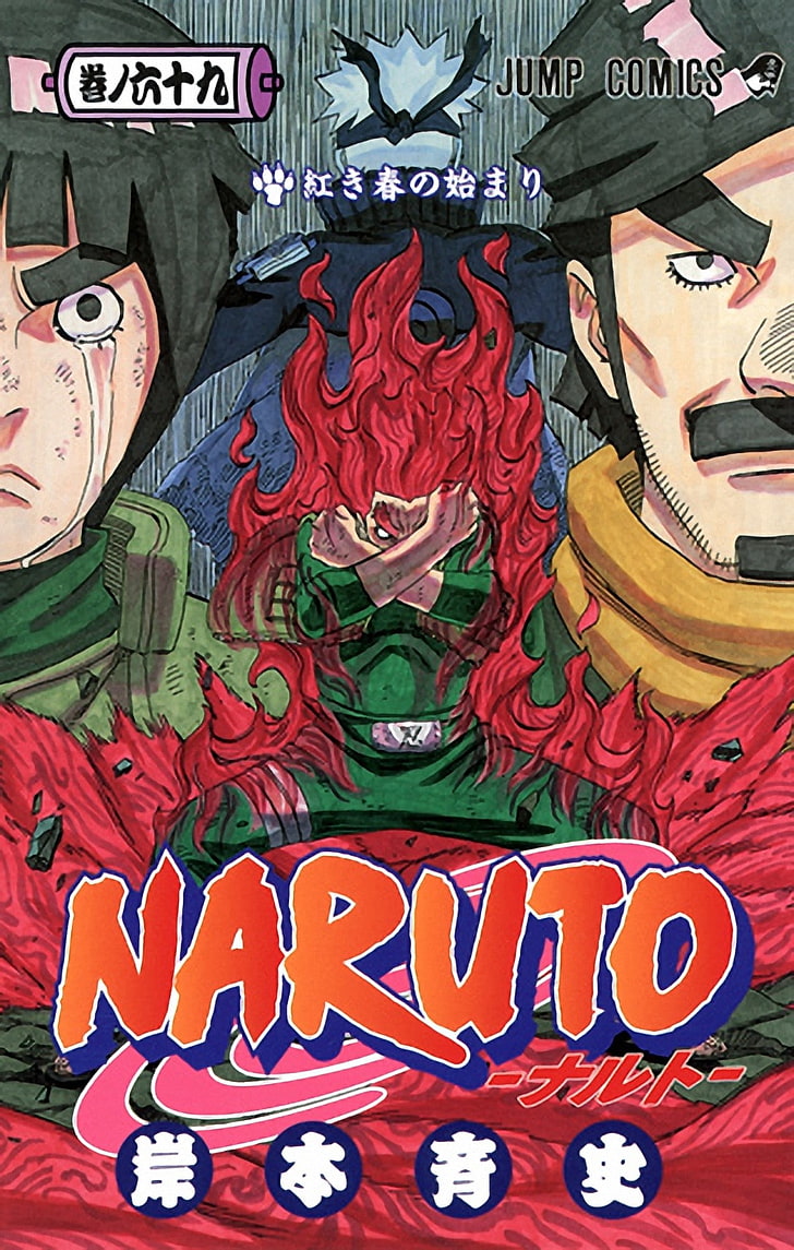 Rock Lee Naruto Characters Painting, Naruto Shippuuden, - Naruto Volume 69 - HD Wallpaper 