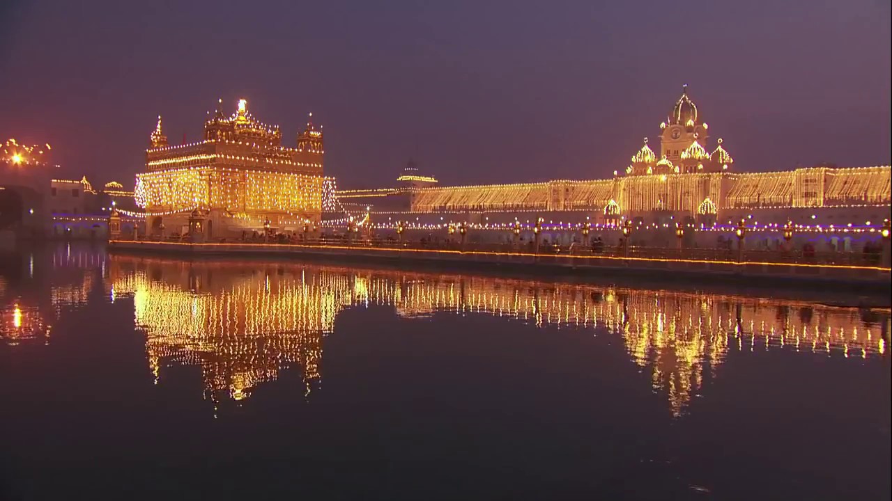 Golden Temple Hd - HD Wallpaper 