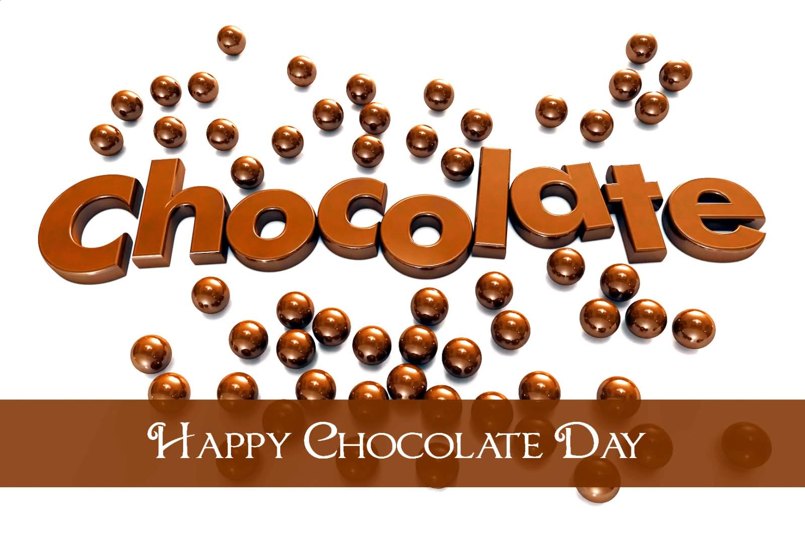 Happy Chocolate Day 2017 3d Wallpaper - Illustration - HD Wallpaper 