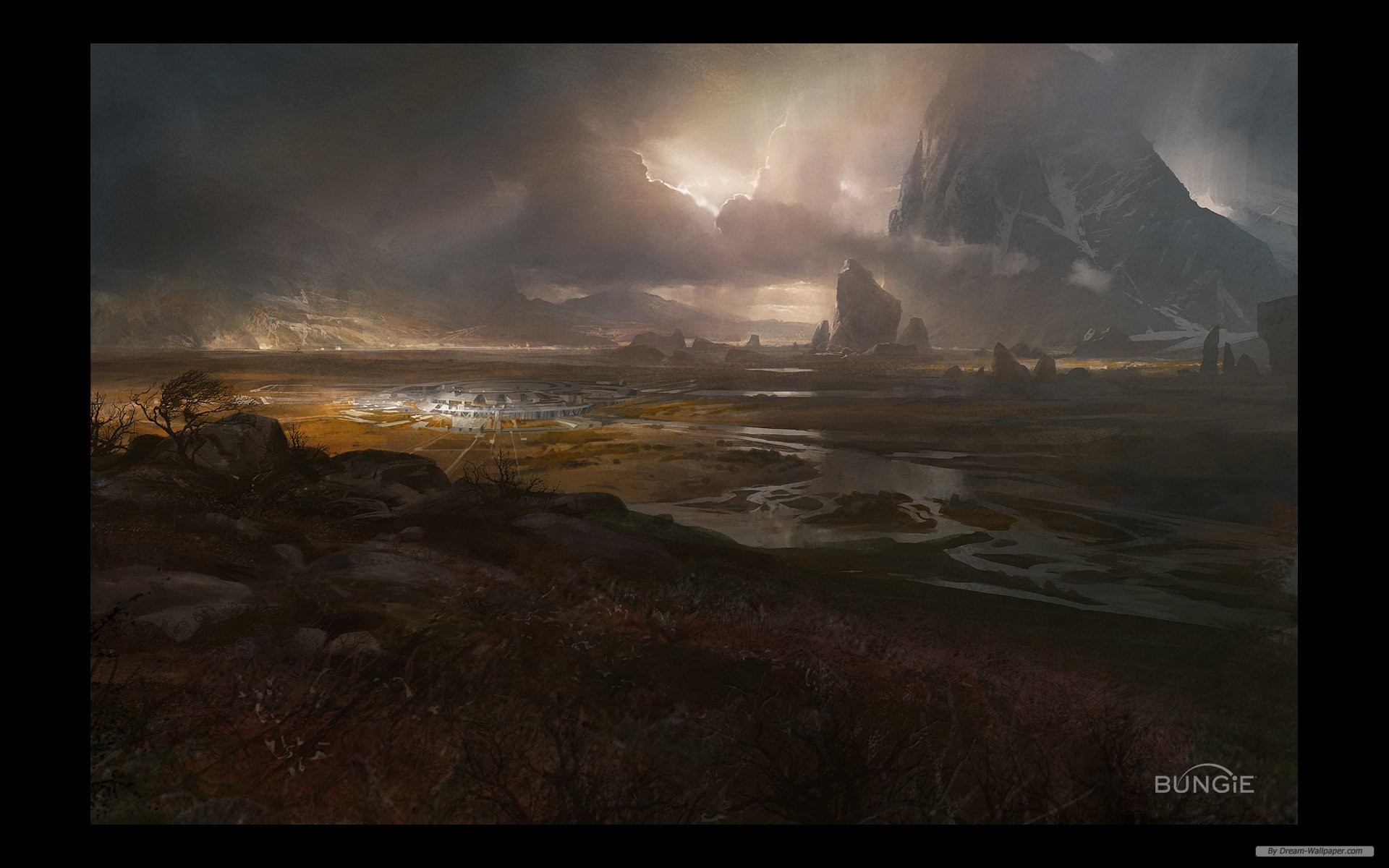 Free Game Wallpaper - Halo Reach Wallpaper Planet - HD Wallpaper 