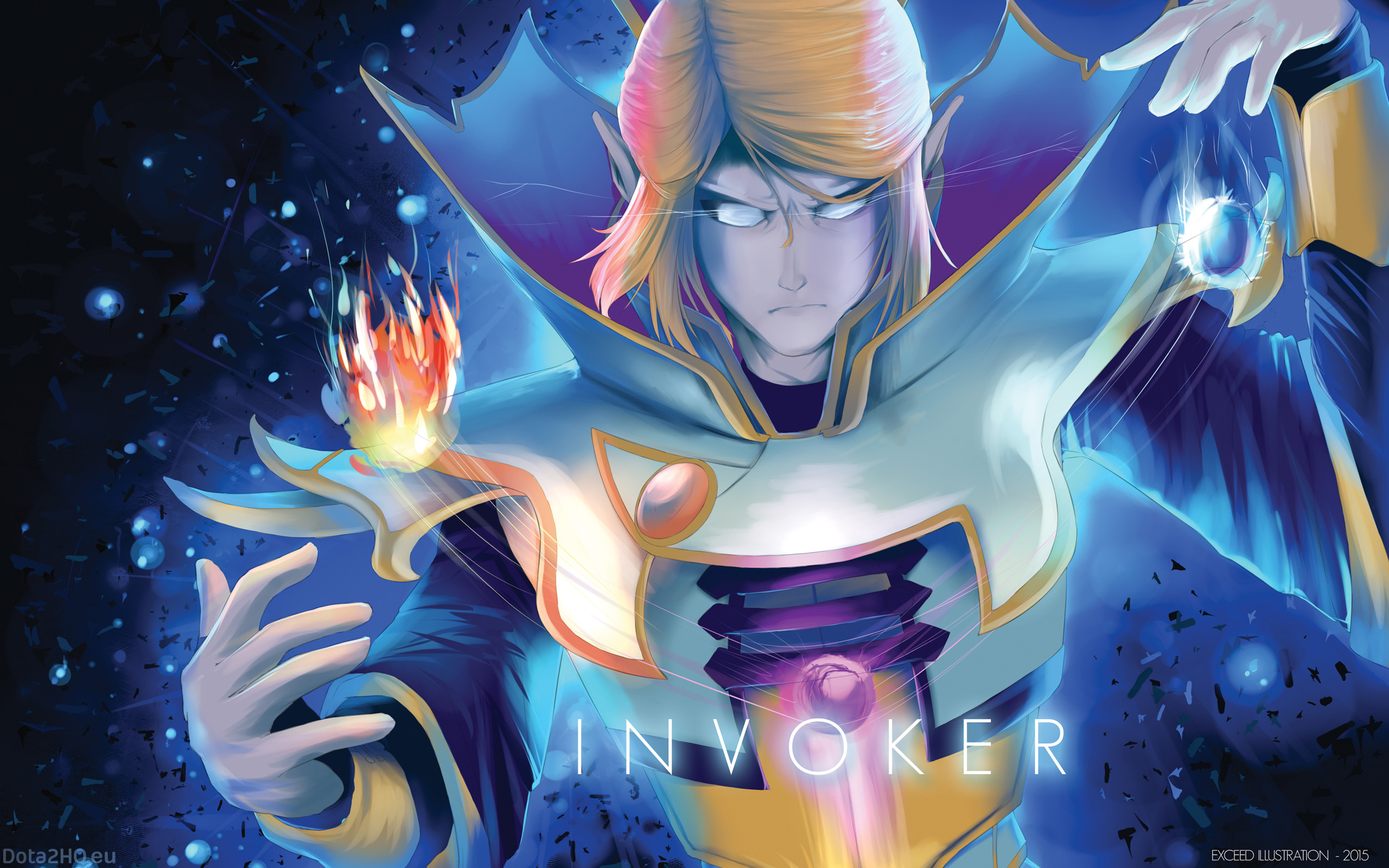 Dota 2 Invoker Fanart - HD Wallpaper 