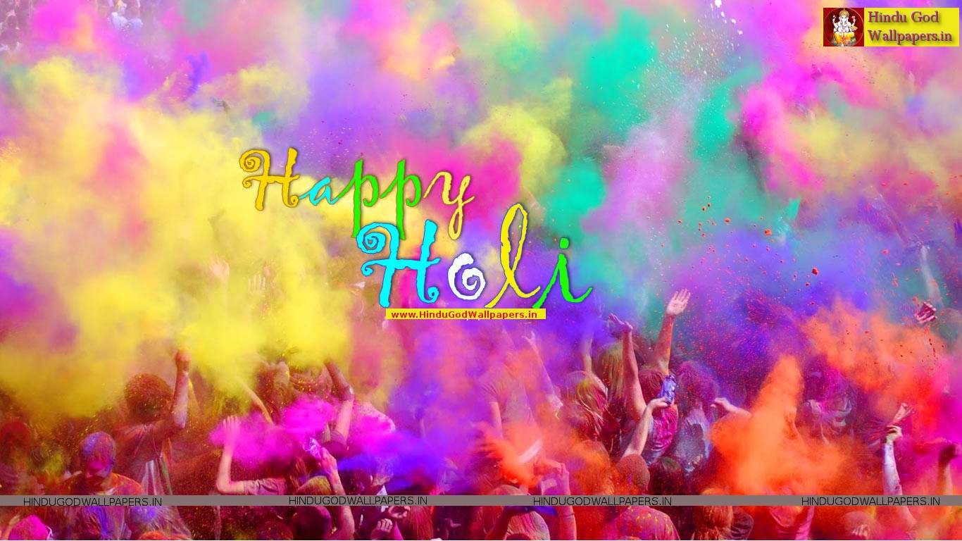 Background Of Holi Festival - HD Wallpaper 