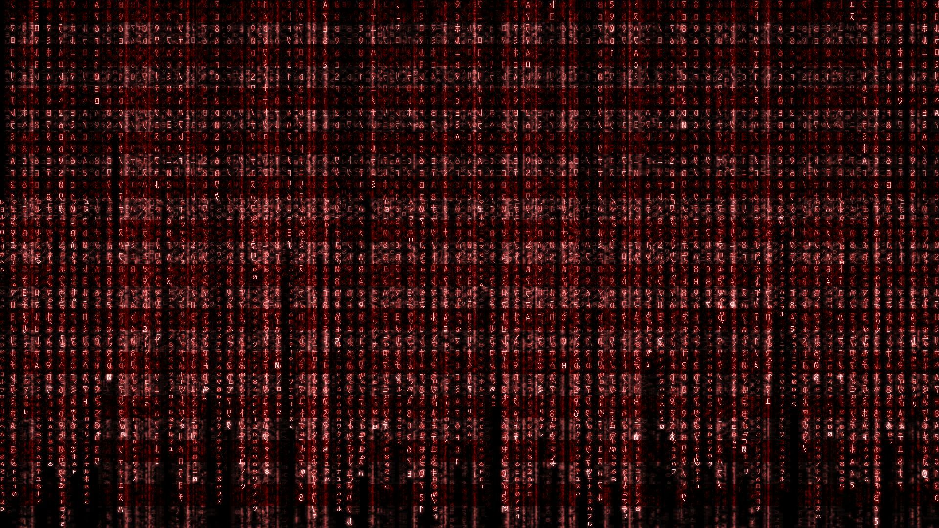 1080p Matrix Wallpaper Red - HD Wallpaper 