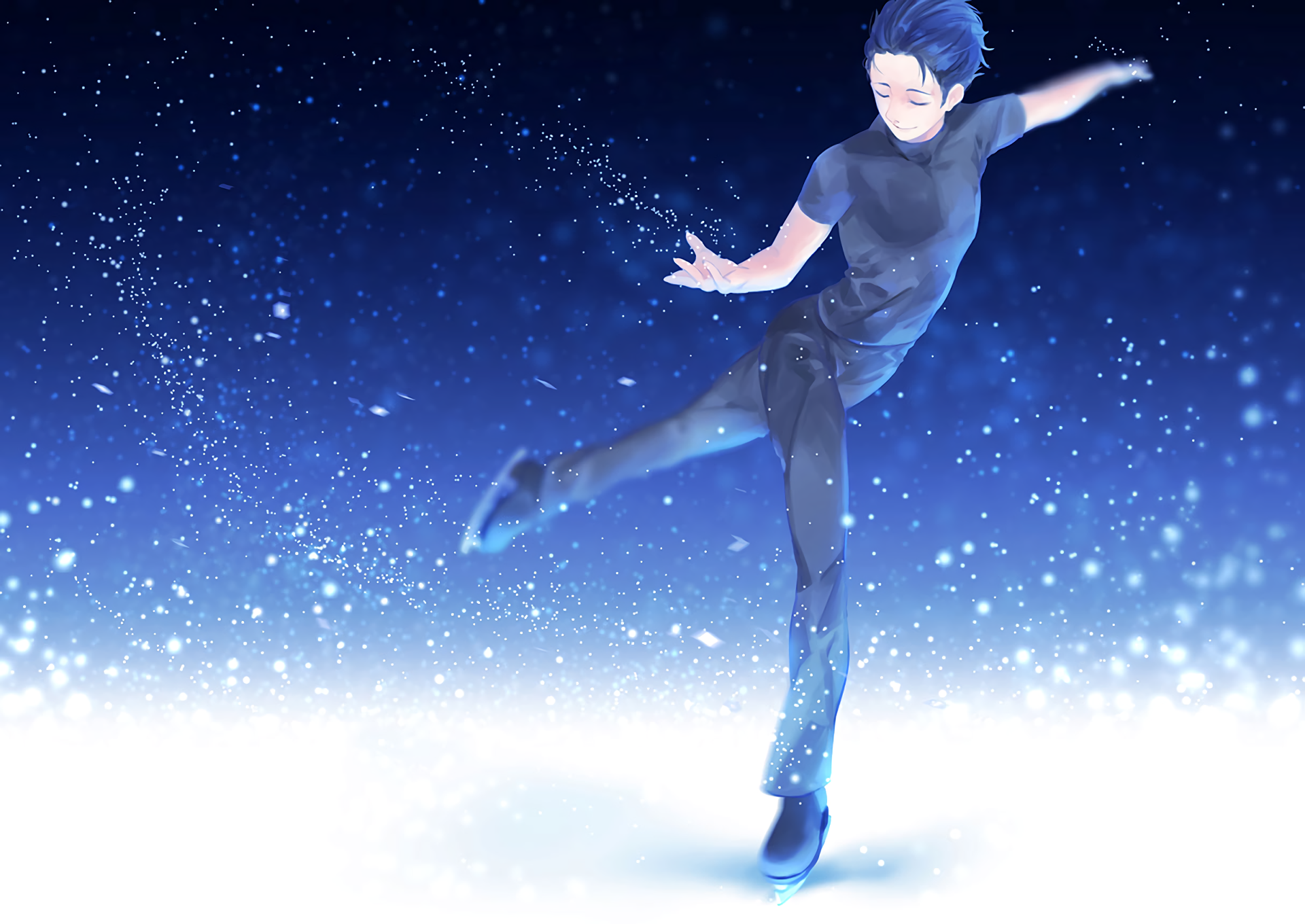 Yuri On Ice Skating - HD Wallpaper 