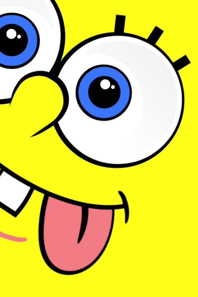 Wallpaper, Spongebob, And Yellow Image - Spongebob Wallpaper For Iphone 5 - HD Wallpaper 