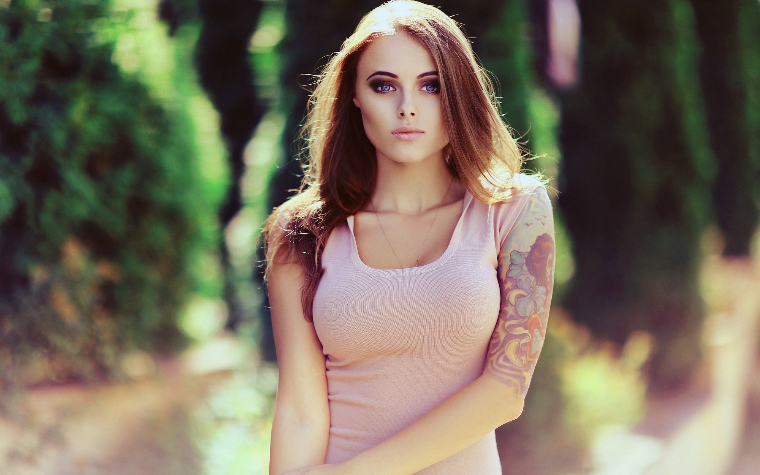 Stylish Girl With Tattoo - Hot Girl - HD Wallpaper 