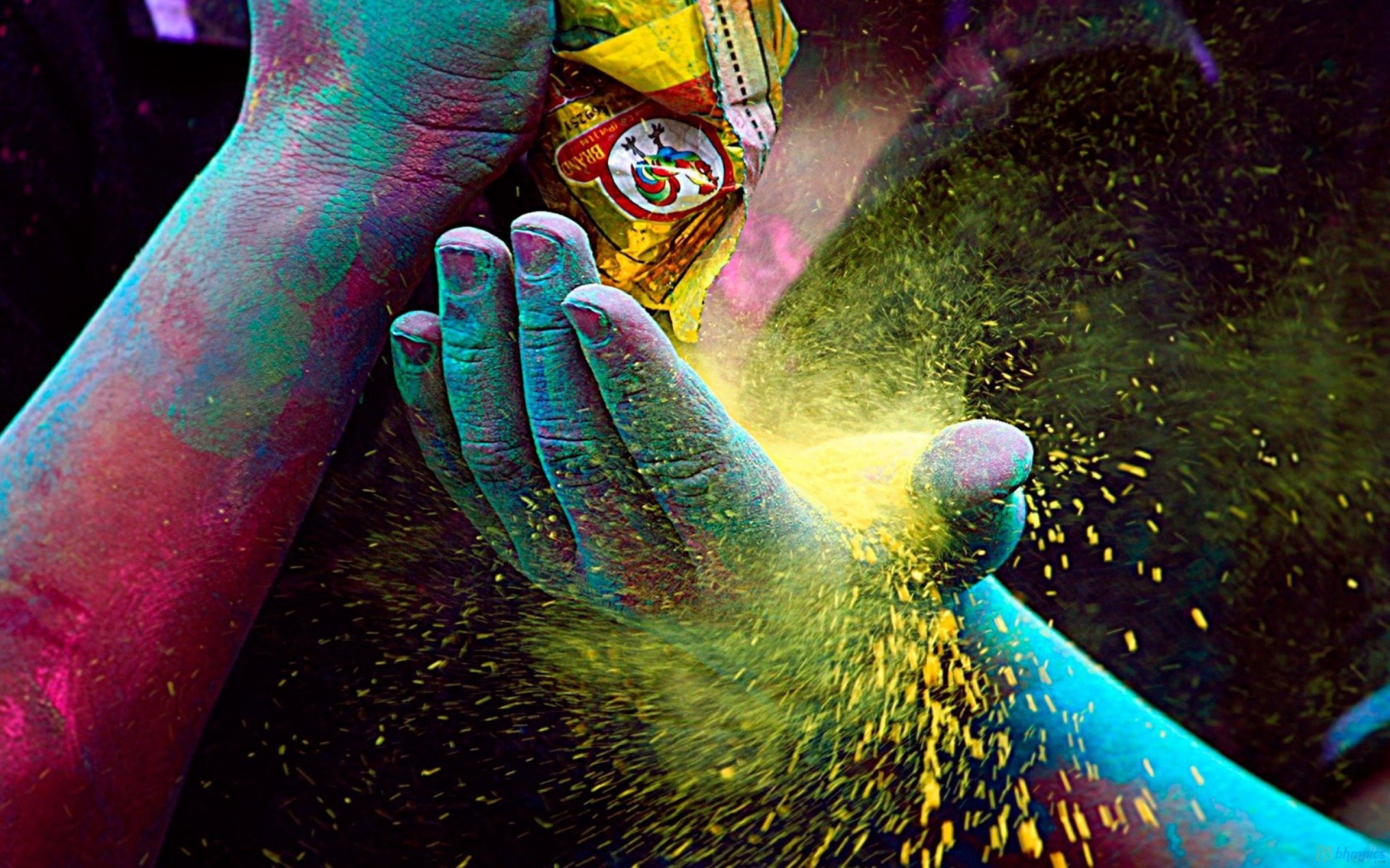 Happy Holi Hd - HD Wallpaper 
