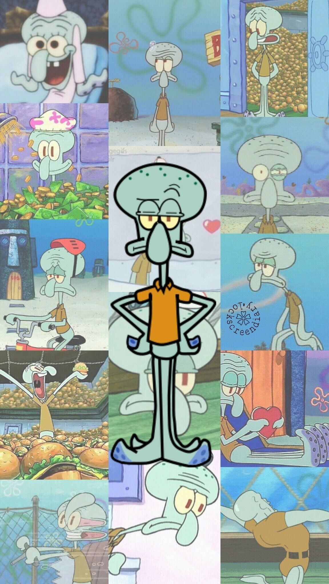 Iphone 7 Squidward Wallpaper Iphone - HD Wallpaper 