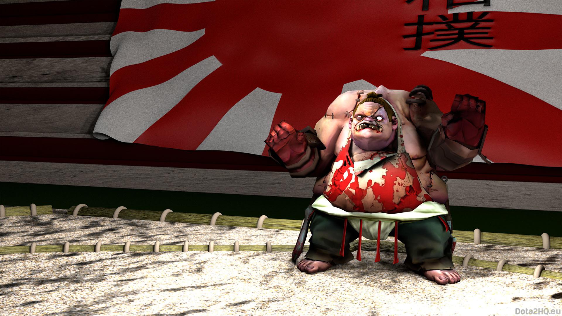 Pudge, Sumo Fighter Set, Dota - Pudge Render - HD Wallpaper 