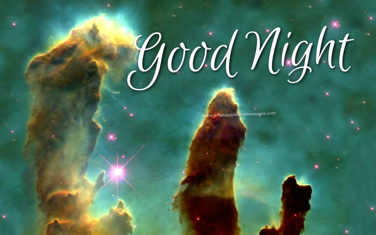 Gud Night Wallpaper - Pillars Of Creation - HD Wallpaper 