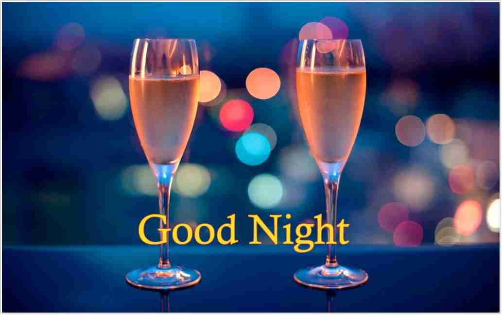 182 Good Night Picture Photo Images Wallpaper Free - Champagne With City View - HD Wallpaper 