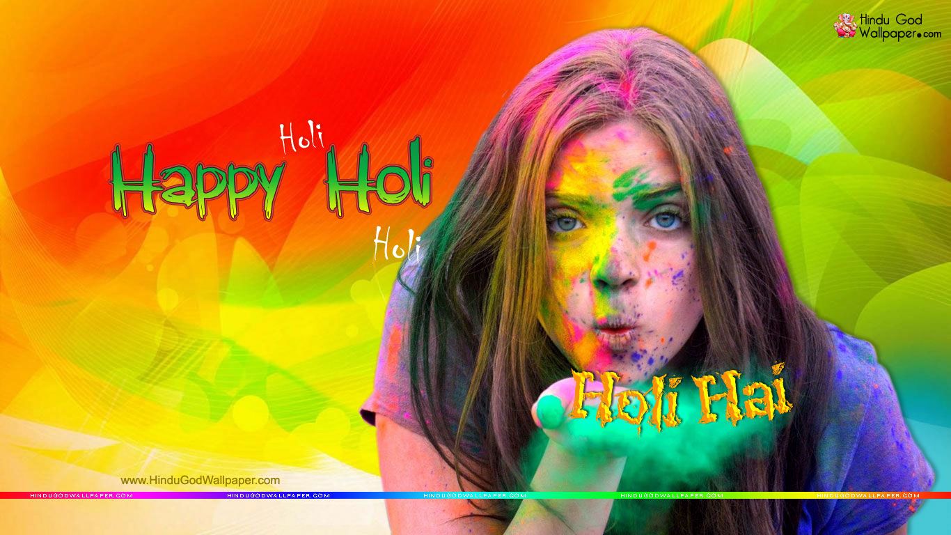 Holi Ke Wallpaper New - HD Wallpaper 