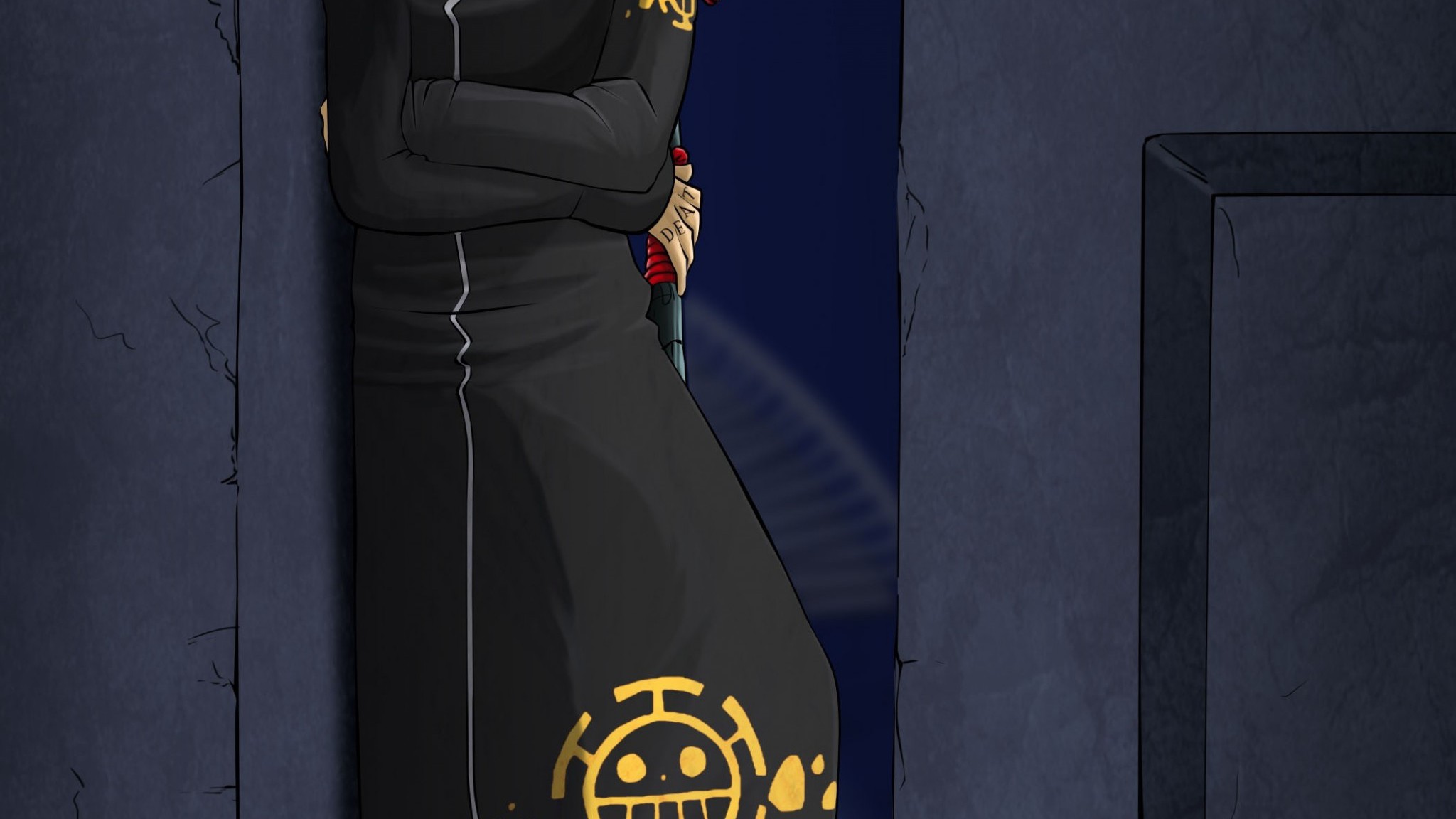 One Piece Captain Anime Manga Trafalgar Law Law Wallpaper Formal Wear 48x1152 Wallpaper Teahub Io