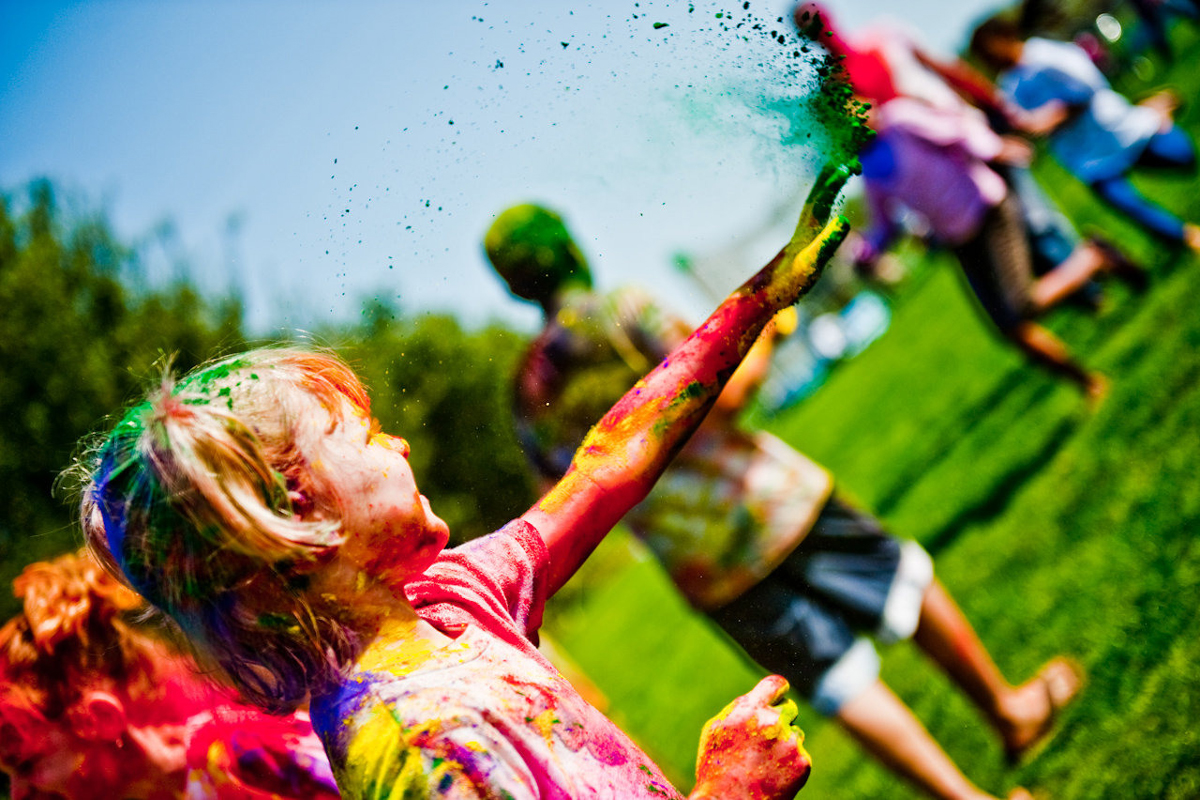 Happy Holi Kids Wallpaper - Happy Holi My All Friends - HD Wallpaper 