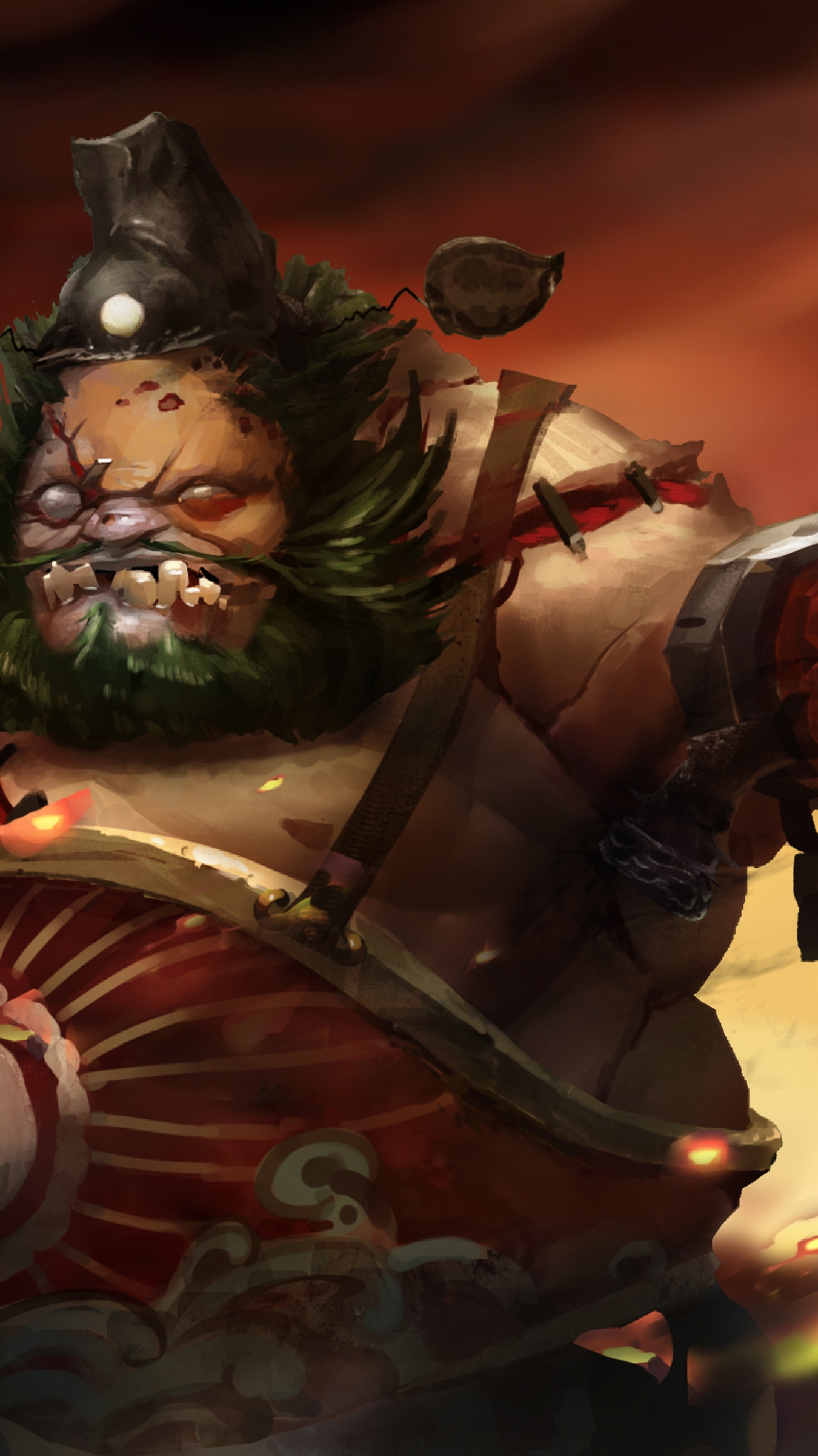 Old Pudge Dota 2 - HD Wallpaper 