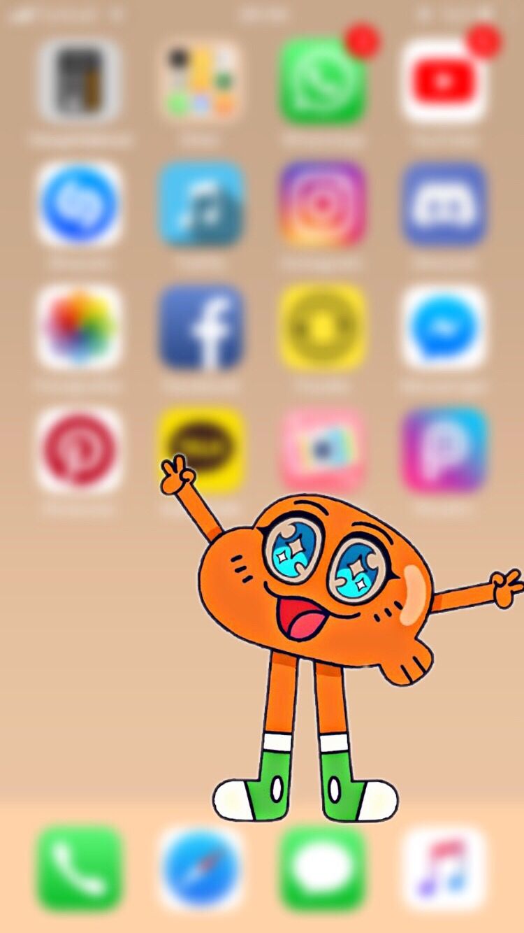 #freetoedit #gumball #darwin #iphone #tumblr #wallpaper - Incrivel Mundo De Gumball - HD Wallpaper 