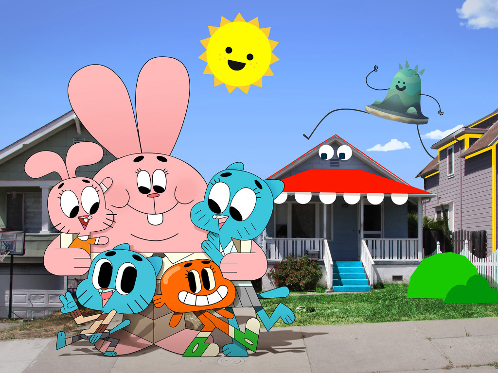 Wattersons - Adventures Of Gumball - HD Wallpaper 