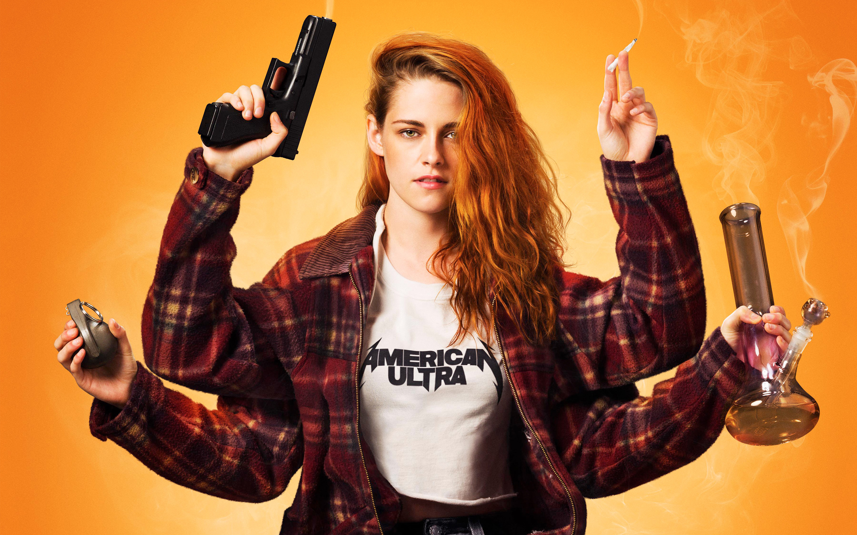 American Ultra Kristen Stewart Wallpaper - American Ultra 2015 Movie Poster - HD Wallpaper 