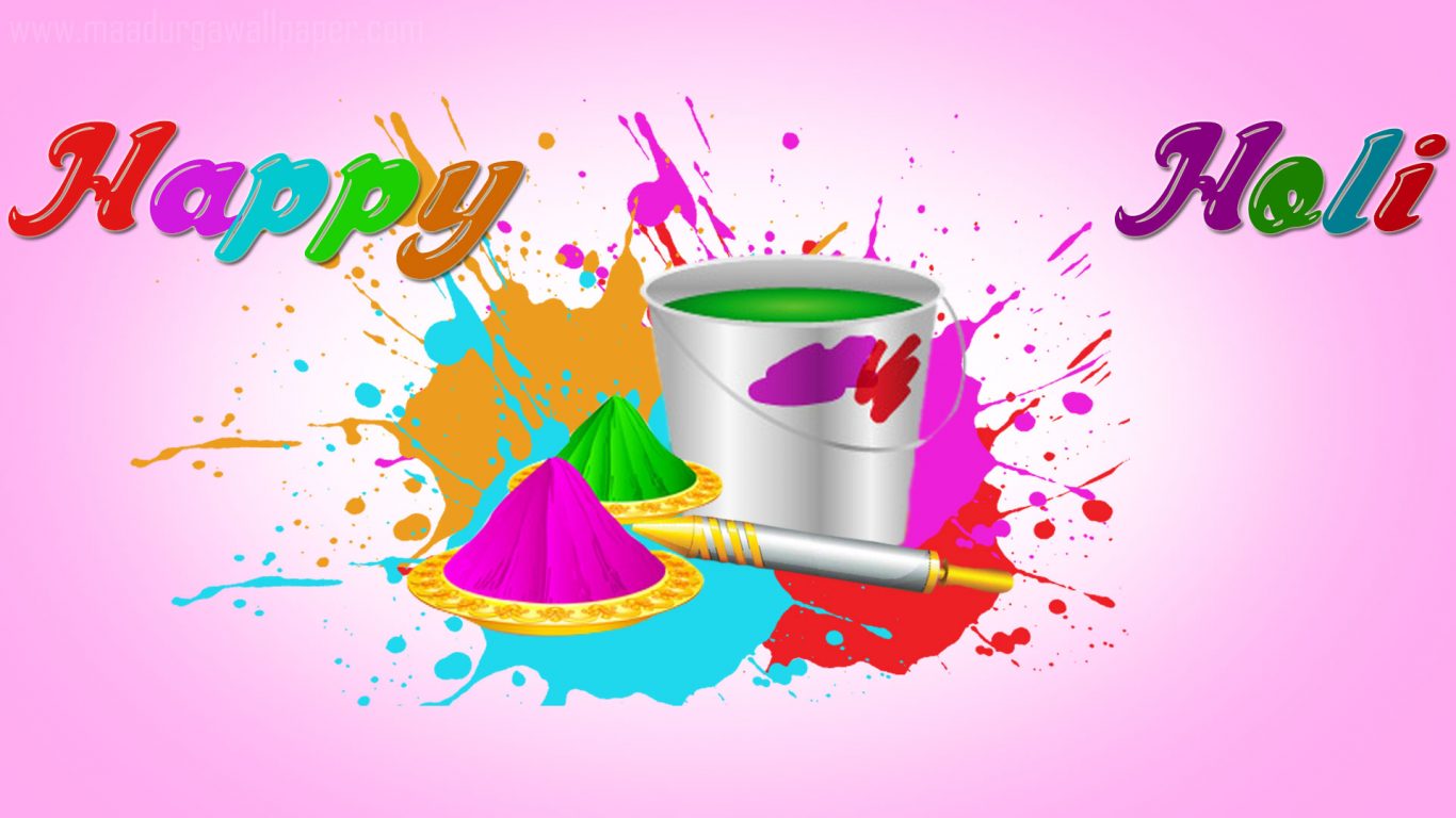 Happy Holi Images 2018 - HD Wallpaper 