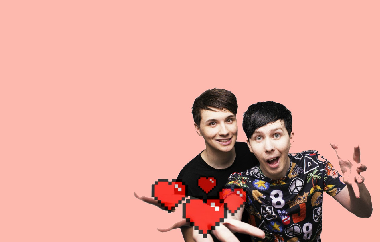 Photo Wallpaper Dan And Phil, Danisnotonfire, Amazingphil - Dan And Phil Desktop - HD Wallpaper 