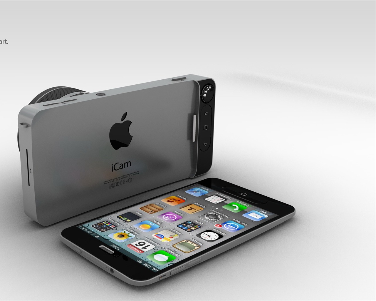 Apple Iphone 5 Latest Official Hd Desktop Wallpapers - Icam Apple - HD Wallpaper 