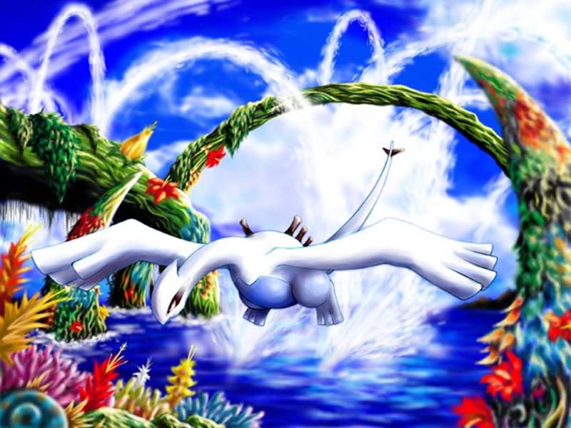 Lugia - Pokemon Lugia - HD Wallpaper 