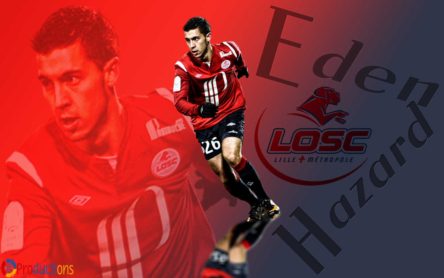 Eden Hazard Wallpaper Lille - HD Wallpaper 