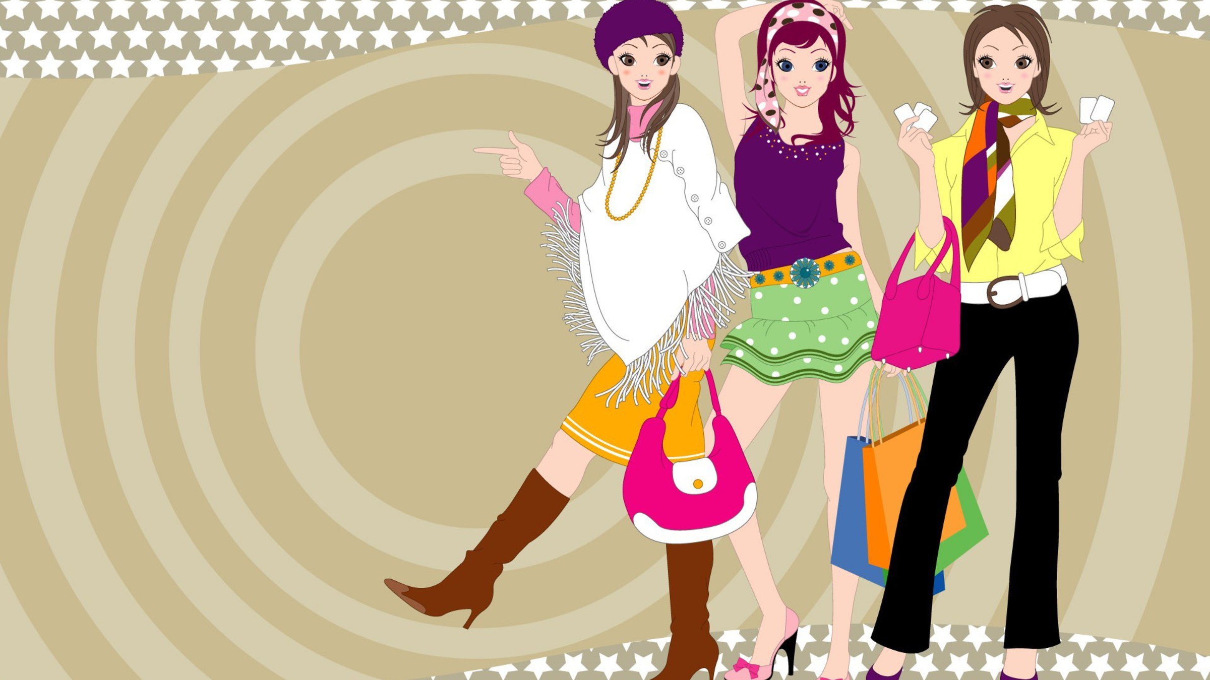 Fashion Cartoon Hd - HD Wallpaper 