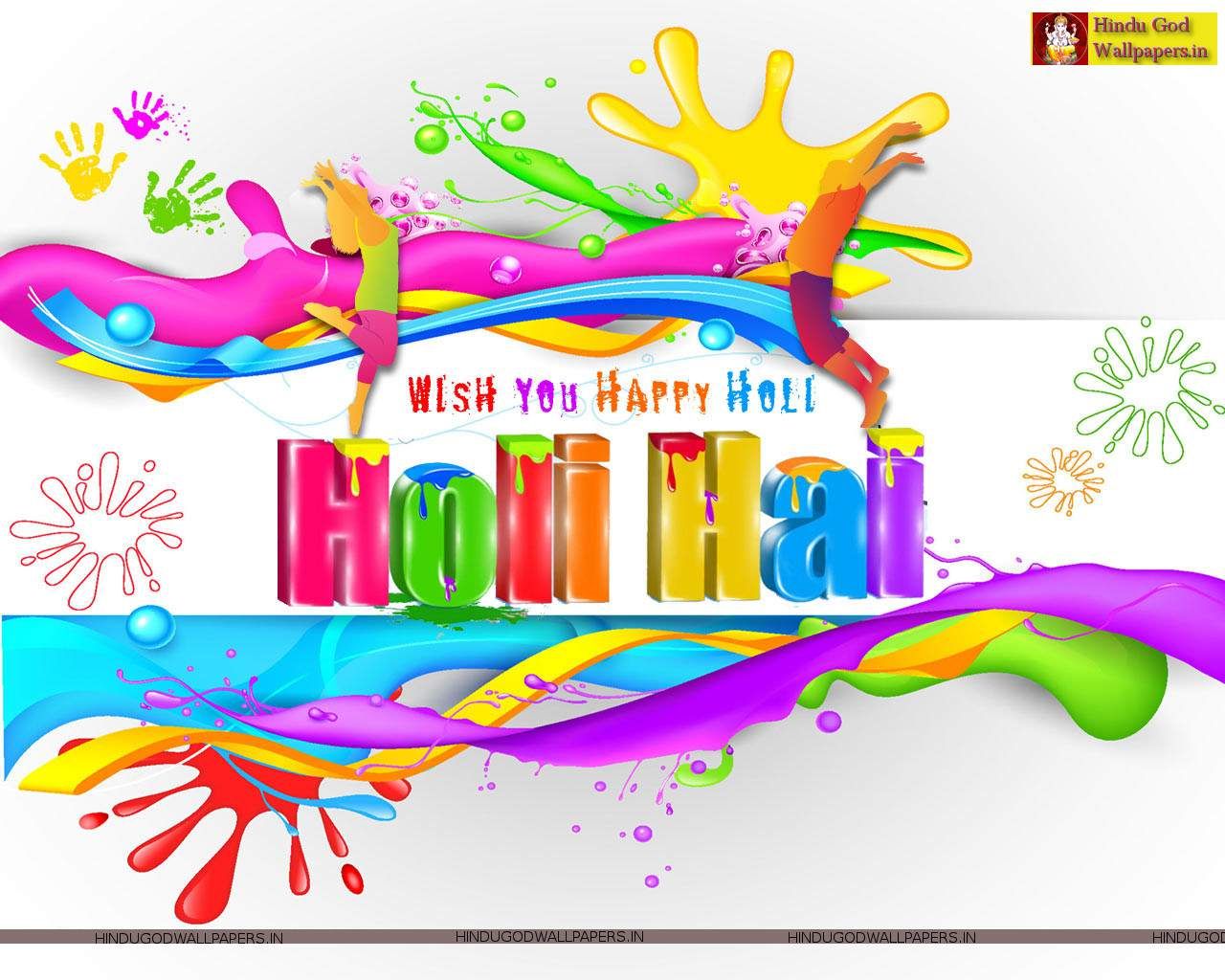 Holi Greetings Free Download - HD Wallpaper 