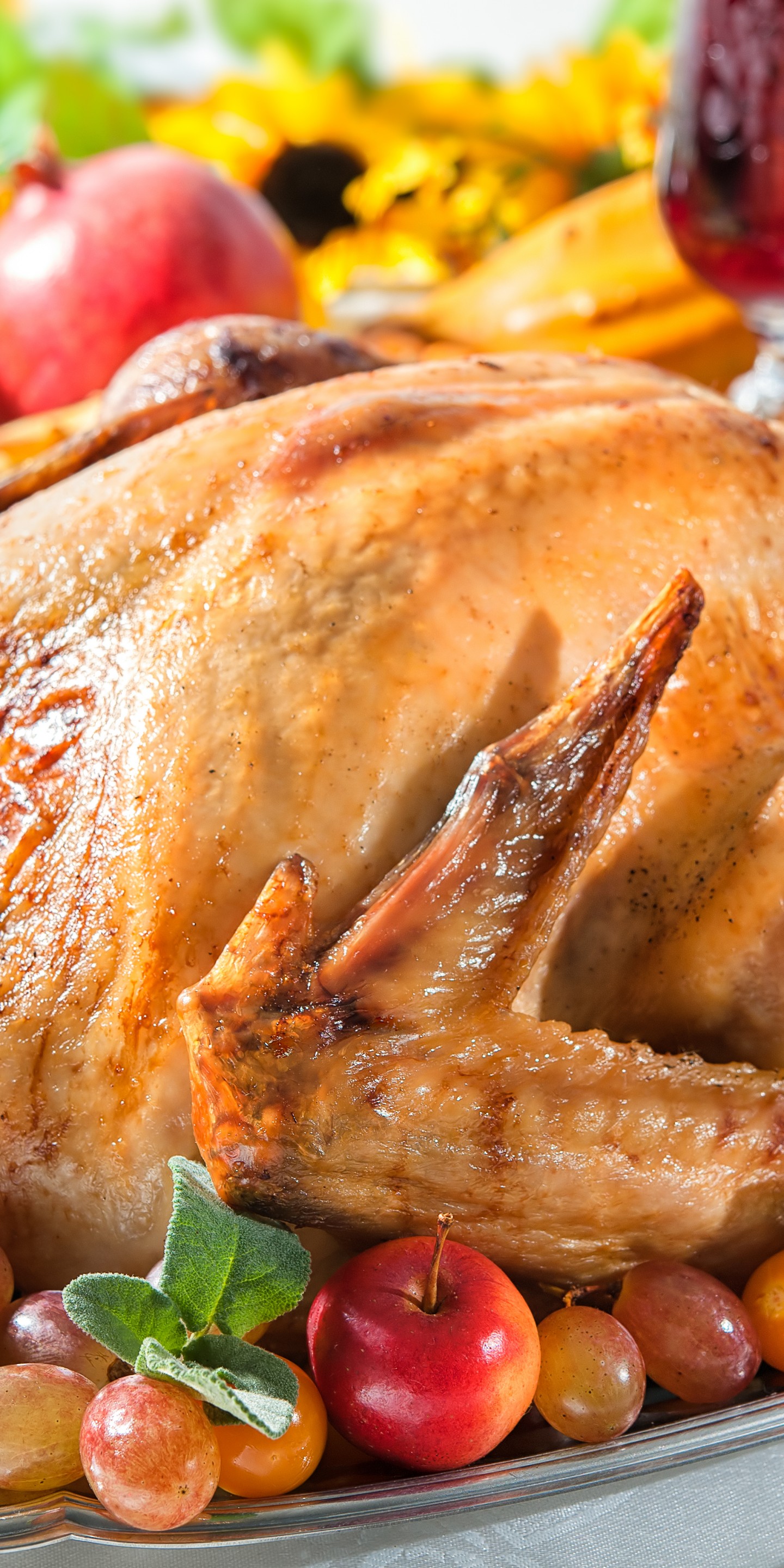 Traditional Feast On Thanksgiving - HD Wallpaper 