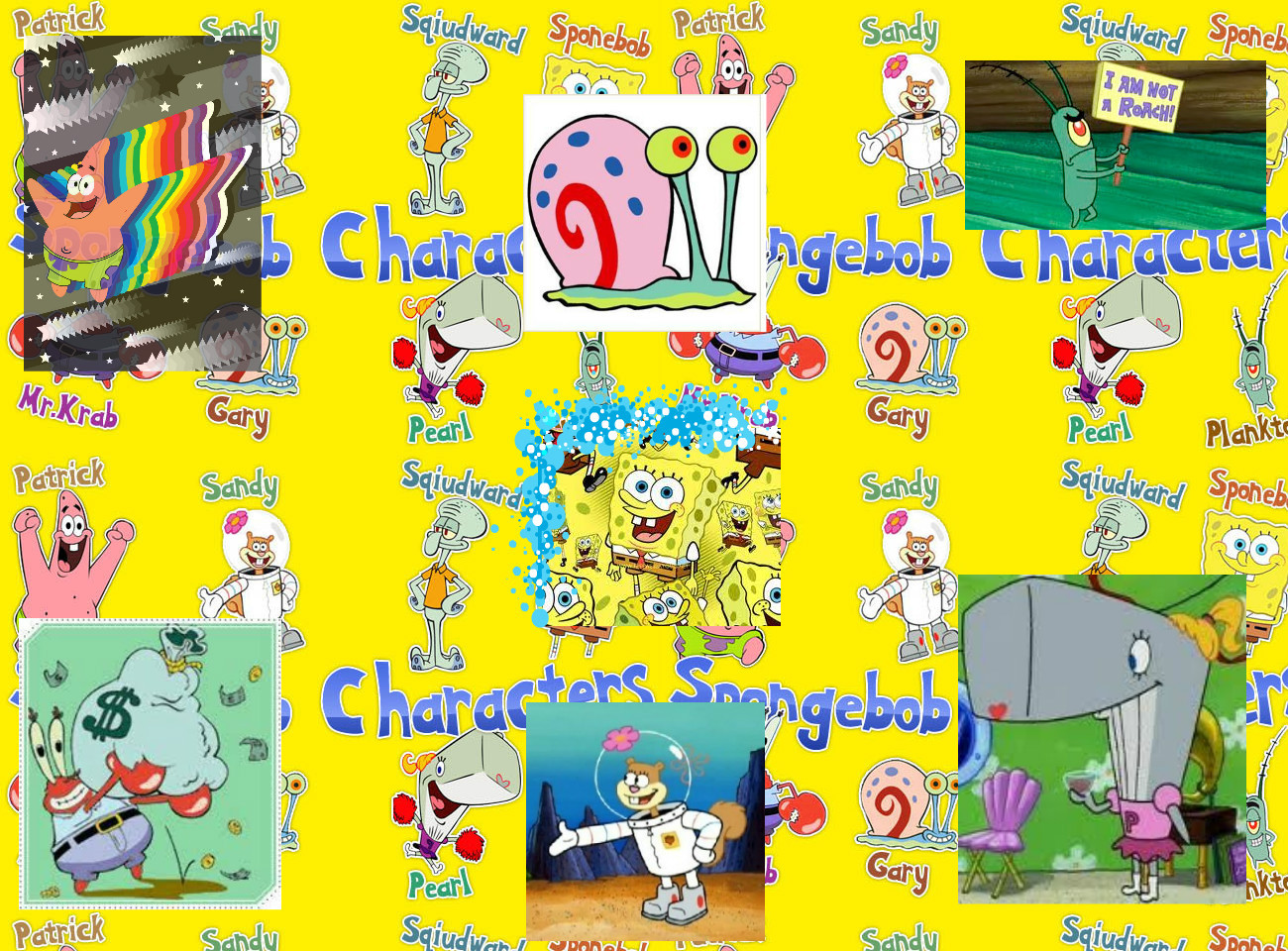 Spongebob Squarepants Characters Source - HD Wallpaper 