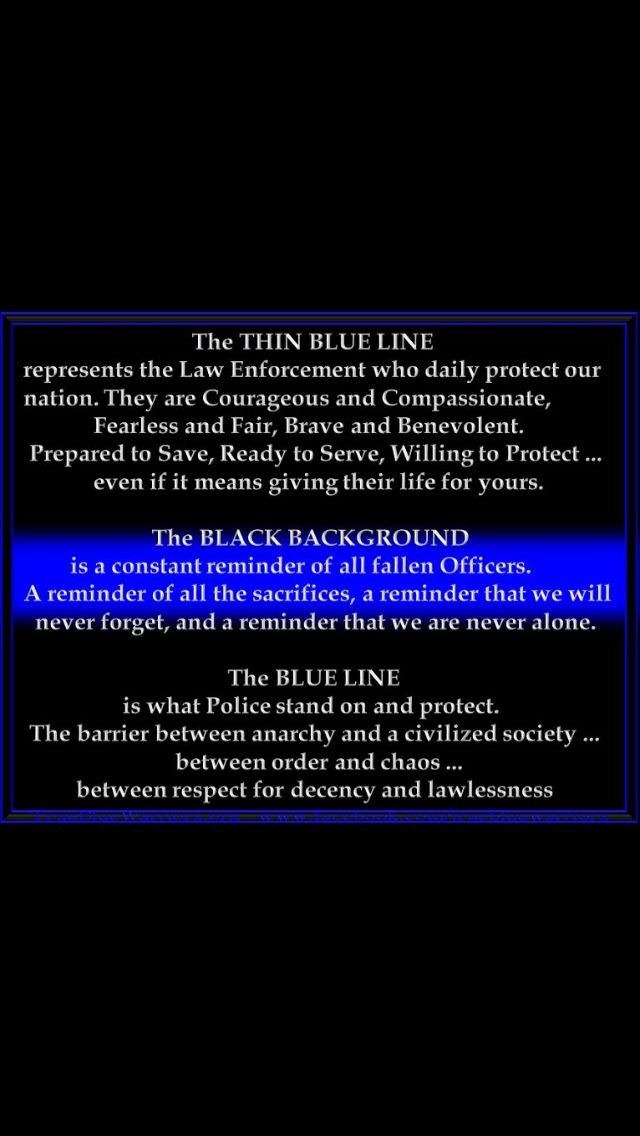 Thin Blue Line Enough Is Enough - HD Wallpaper 