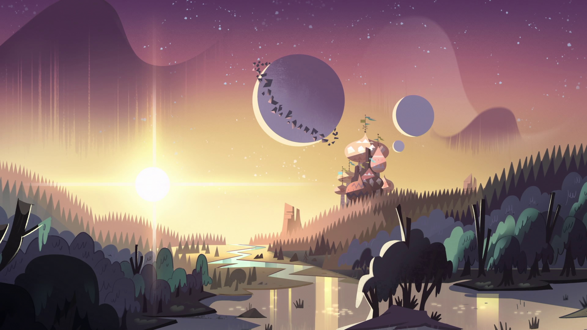 Star Vs The Forces Of Evil Background - HD Wallpaper 