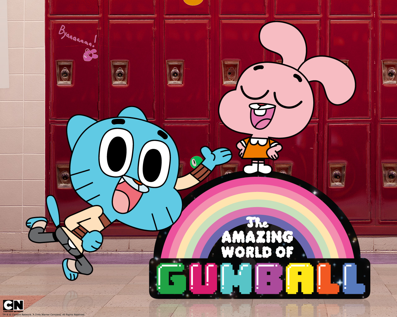 Gumball And Anais - Amazing World Of Gumball Invitation - HD Wallpaper 