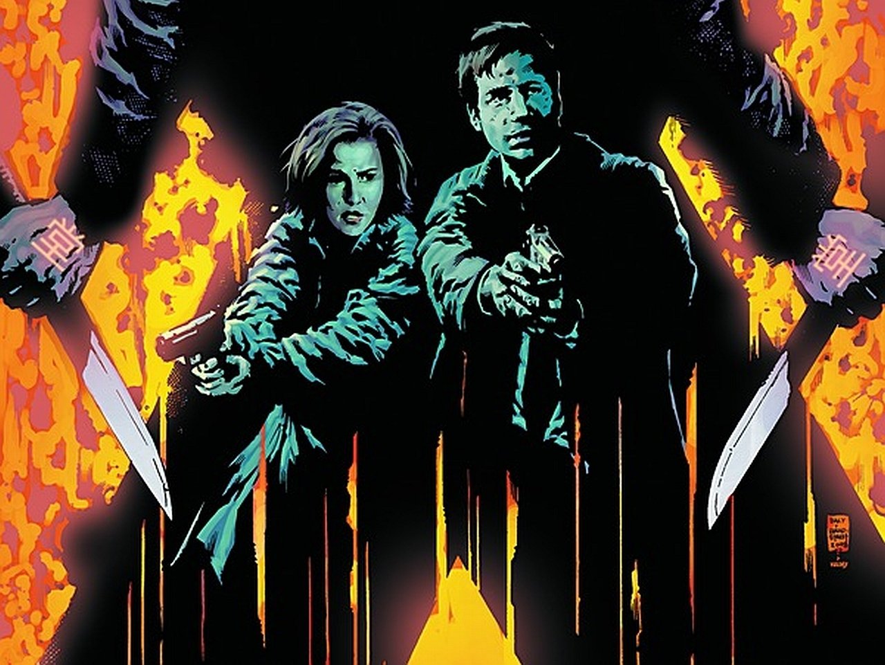 X Files Comic Crossover - HD Wallpaper 